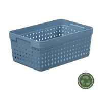 Corbeille design pour bureau ou salle de bain XL - Bleu