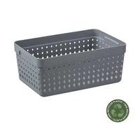 Corbeille design pour bureau ou salle de bain XL - Gris
