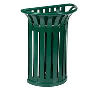 Corbeille d'extérieur Tulipe demi-ronde 35 L