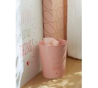 Corbeille en métal rose TU