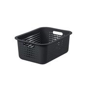 Corbeille en plastique pour salle de bain 10 litres - Gris