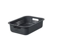 Corbeille en plastique pour salle de bain 6 litres - Gris