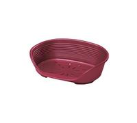 Ferplast Panier chien/chat Siesta Deluxe – 100% plastique, antidérapant, respirant Bordeaux