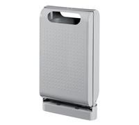 Corbeille extérieure 60 L Urbanet gris métal