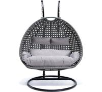 Corbeille Fauteuil suspendu Duetto avec structure + coussin Chaise suspendue Lounge Corbeille suspendue Fauteuil