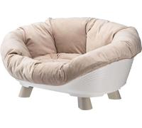 Corbeille - FERPLAST - SOFA THRONE 4 - Avec coussin - Blanc