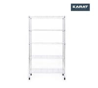 Grille Étagère Maya Chromé Râtelier de Stockage Métal / Corbeille Gitterregal 5