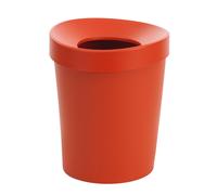 Vitra Corbeille Happy Bin RE L rouge coquelicot HxØ 37,5x30cm
