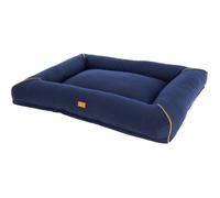 Corbeille Jerome - Bleu foncé / Cognac - 110 × 90 × 10 cm