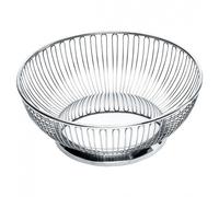 Alessi 826/24 Corbeille Ronde à Fil en Acier Brillant, Ø 24 Cm, Miroir, grand