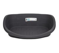 Corbeille - MPETS - Java - Plastique - Gris - Pour chien - Taille L
