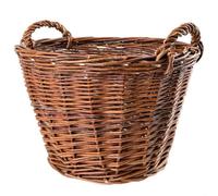 Corbeille osier - Creative Home - Panier de rangement - 45x30x37cm - 100% Naturel - Marron