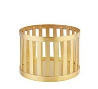 APS corbeille / support Ø 15 cm, H: 10,5 cm Metall, Gold-Look