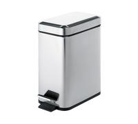 CORBEILLE-POUBELLE RECTANGULAIRE 5L EN ACIER INOX