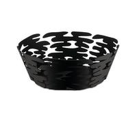 Corbeille ronde Ø18 cm BARKET en acier noire