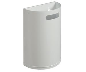 Corbeille sanitaire murale décrochable blanc 20 L Rossignol