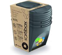 Corbeille SORTIBOX 3 set - pierre grise