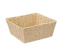 Corbeille tressée carrée 28 cm 5 five simply smart