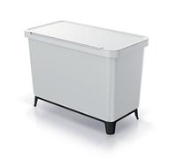 Corbeille tri sélectif avec bacs de ségrégation 3x10 L plastique robuste .