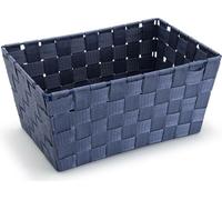 Corbeille Versa Bleu Textile 20 x 15 x 30 cm