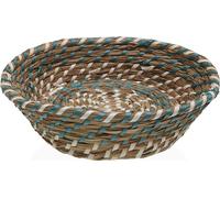 Corbeille Versa textile jacinthe d'eau 25 x 8 x 25 cm