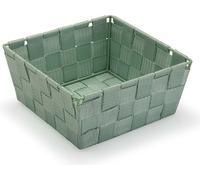 Corbeille Versa vert moyen textile 19 x 9 x 19 cm
