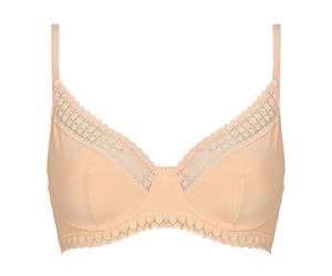 Corbeilles & balconnets femmes DIM DAILY MICRO FOUL UNDERWIRE BRA Beige 95D