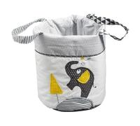 Sauthon Corbeilles gigognes Babyfan – Tissu coton gris – Lot de 3