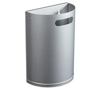 Rossignol corbeille 20L arkea decro-chable, Couleur:Metallgrau