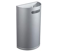 Corbeilles métal Rossignol 40 L gris métal