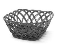 Corbeilles tressées carré Noir 190x190x(H)80 mm Hendi 6