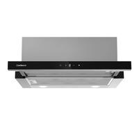 Corbero ANETO960X hotte Semi-intégrée (semi-encastrée) Noir, Acier inoxydable 620,6 m³/h