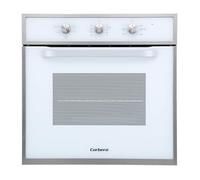 Corberó CCHM603W - Four, 70 L, Blanc Profil Inox 4 Programmes, Eclairage Intérieur, Nettoyage Hydrolyse, Double Porte Vitrée 2100W, Classe énergétique A, Blanc