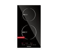 Corberó CCIG205D Plaque à induction modulaire 30 cm 2 zones 3600 W Contrôle tactile 9 niveaux Booster Minuterie Verre noir