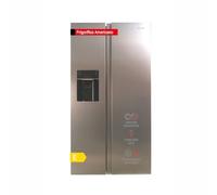 Corberó CFSBSH830NFXICE Réfrigérateur américain, 513 litres, réfrigérateur sans gel, inverseur, écran + distributeur d'eau et de glace, fonctions ECO, acier inoxydable