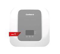 Corberó CTWBDIG15 Thermos Electrique Compact Numérique 15L Installation Verticale Thermomètre Extérieur, Thermostat Réglable, Anticorrosion, Efficacité énergétique C