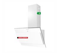 Corbero - Hotte aspirante 60 cm | ONEGA675W | 705,2 m3/h | 66 dB | 230 W | 4 vitesses | contrôle tactile | verre trempé | 1 filtre aluminium + 1 filtre charbon | Blanc