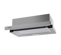 Corberó - Hotte aspirante télescopique 60 cm | VINSON636X | 387,6 m3/h | 58 dB | 36,5 W | Éclairage LED | Filtres en aluminium et charbon | Acier inoxydable