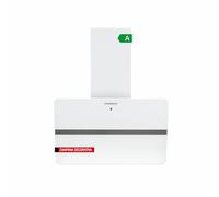 Corberó - Hotte décorative 60 cm | Victoria 660W | Verre blanc | 165 W | 3 vitesses | Contrôle tactile | 594,2 m³/h | verre trempé | filtre aluminium carbone | énergie A, blanc