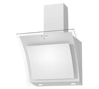 Corberó - Hotte d'extraction murale 60 cm | NYASA6000W | Débit 831,1 m³/h | 64 dB | 293 W | 6 vitesses | Contrôle tactile | 1 filtre + 1 filtre charbon | Blanc verre