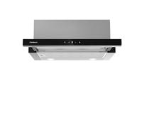 Corberó - Hotte télescopique 60 cm | ANETO660X | Design élégant et moderne | Débit 600 m3/h | Efficacité énergétique A | 3 vitesses réglables | Filtres aluminium et charbon, acier et noir