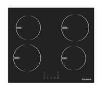Corberó - Plaque à induction 60 cm | CCIG48BF | 4 zones | Puissance 6800 W | Contrôle tactile | Minuterie 99 min | 9 niveaux de puissance | Sécurité enfant | 59 x 52 x 6,2 cm | Noir