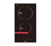 Corberó - Plaques Domino vitrocéramique 2 feux | CCVG2902D | 2900 W | Contrôle tactile | Minuterie 99 minutes | 9 niveaux de puissance | Arrêt automatique de sécurité | 29 x 52 x 5 cm