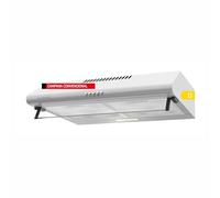 Corberó Selati640W Hotte conventionnelle 60 cm, débit 400 m³/h, Blanc, 191,5 W, 3 vitesses, 2 filtres en aluminium, filtre à charbon, efficacité énergétique D
