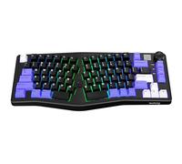 CORBOBO LEOBOG A75 Alice Clavier Ergonomique Gaming Mécanique Sans Fil Tri-Mode BT5.0/2.4G/Filaire avec Joystick et Bouton 75% Disposition RGB Rétroéclairé Commutateurs linéaires remplaçables à chaud