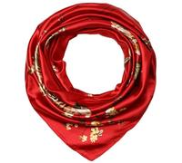 corciova Grand foulard carré pour femme - 89,9 x 89,9 cm - En soie - Cheveux bouclés - Pour dormir la nuit, 246 Cornaline, L