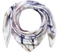 corciova Grand foulard carré pour femme - 89,9 x 89,9 cm - En soie - Cheveux bouclés - Pour dormir la nuit, 481 Fleurs cochons violettes en forme de cœur, Large