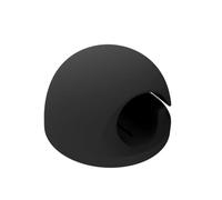 Cord Clips, Silicone Cable Holders, Pen Clips to Desk, Wall, Nightstand, Kitchen, Multipurpose Wire Keeper for Dorm Room, School, Office and Classroom Organization, Black & White