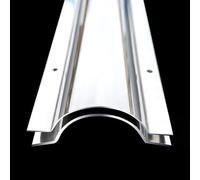 Cord Hider Wall, Stainless Steel Wire Guard Cable Raceway Metal Cover, Cables Protector for Under Desk Office Computer Management, 2/4/6/8/10 Pack(Silver 6 Pack,Width 23MM (8/9IN))