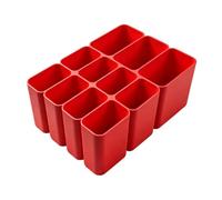 Cord Management Box 11-Compartment - Wire Storage for Drawer Power Cords | Power Cords Storage Box for School Living Room Bedroom College | Dorm Students Adults Women Cord Management Box Wire Storage